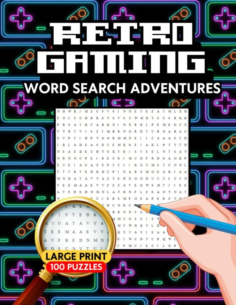 Retro Gaming Wordsearch Adventures