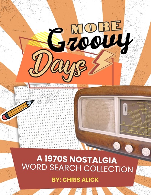 More Groovy Days 1970s word search book