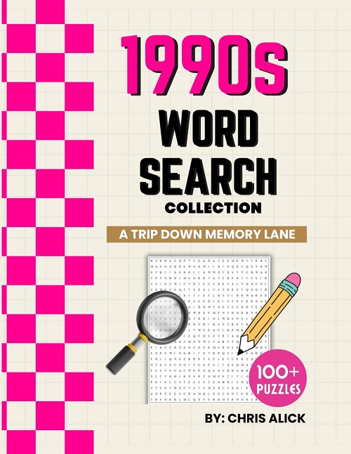 1990s word search book