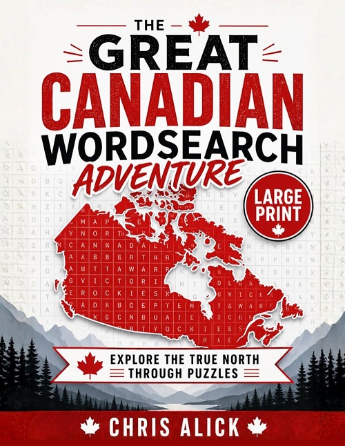 Canada word search book
